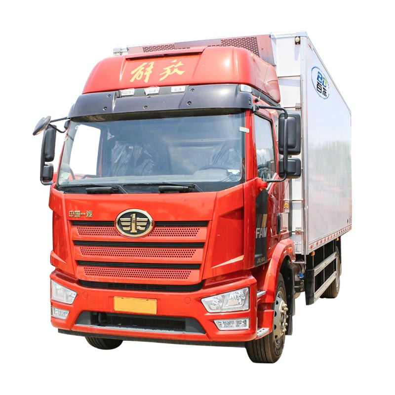 多温冷藏车：解放J6单桥冷藏车(4.3-6米)