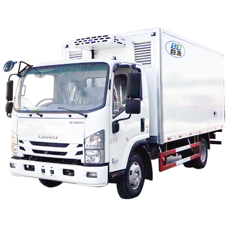 普通冷藏车：五十铃KV100国六冷藏车(2-4.2米)