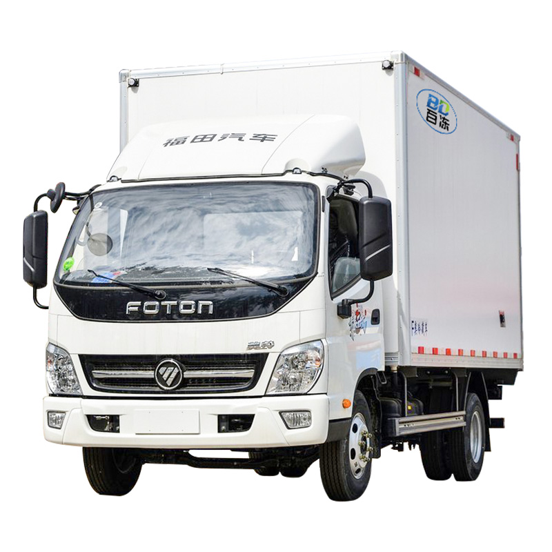 多温冷藏车：福田奥铃捷运冷藏车(4.2米)